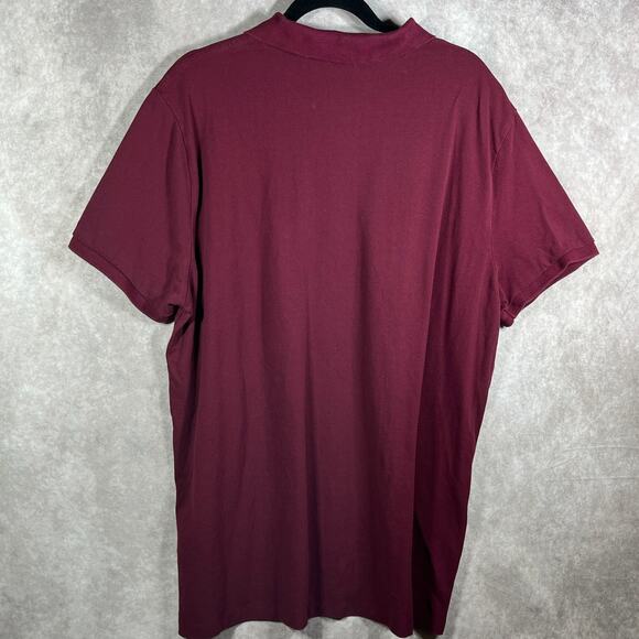 Polo Ralph Lauren Polo Shirt Mens XXL Purple Short Sleeve Custom Slim Fit Preppy - Picture 5 of 10